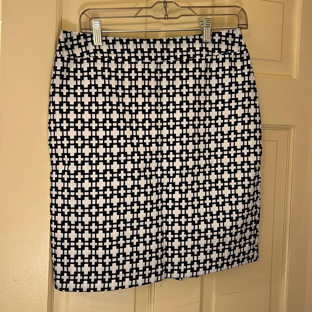 Black and white skirt